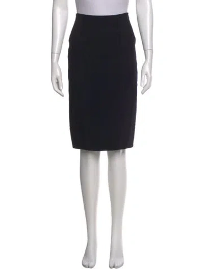 Pre-owned Kaufmanfranco Wool Knee-length Skirt In Black