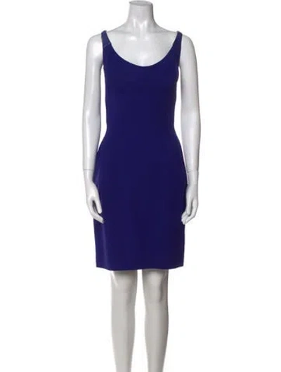 Pre-owned Kaufmanfranco Wool Mini Dress In Blue