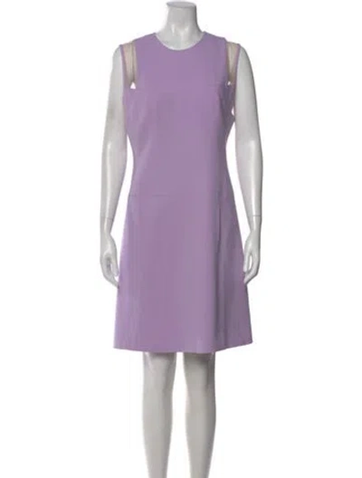 Pre-owned Kaufmanfranco Wool Mini Dress In Purple