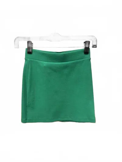 Kaveah Kids' Girl's Mini Skirt In Green