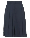 Kaviar Gauche Woman Shorts & Bermuda Shorts Midnight Blue Size 10 Viscose In Blue