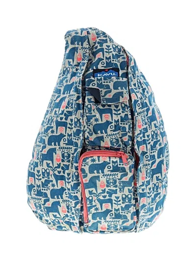 Pre-owned Kavu Backpack In Blue