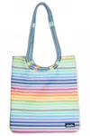 Kavu Barter Bag In Rainbow Stripe In Multi