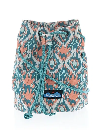 Pre-owned Kavu Bucket Bag In Blue