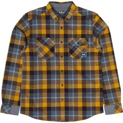 Kavu Buffaroni Flannel Shirt In Brown