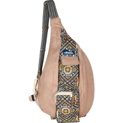 Kavu Camp Cozy Rope Bag In Brown