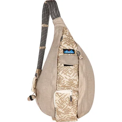 Kavu Camp Cozy Rope Bag In Neutral