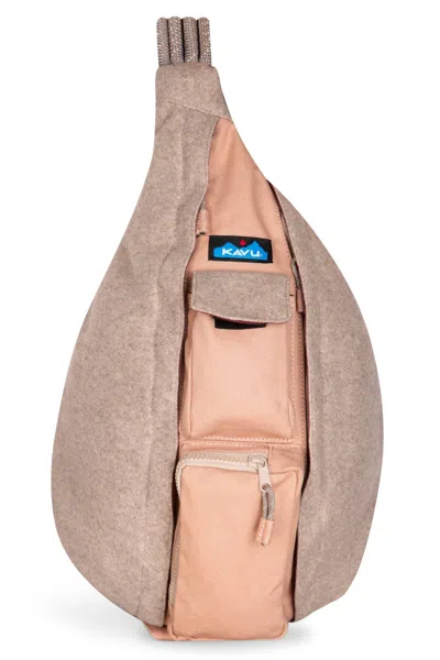 Kavu Camp Cozy Rope Bag In Dusk Valley In Multi