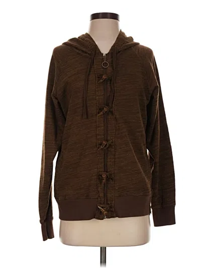 Pre-owned Kavu Cardigan Sweater In Brown