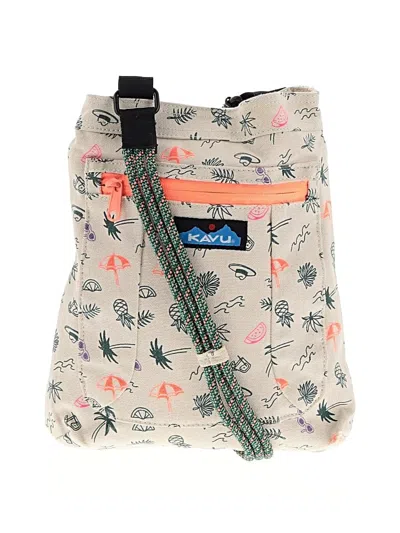 Pre-owned Kavu Crossbody Bag In White