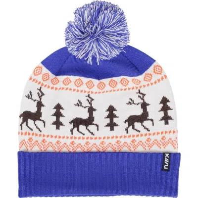 Kavu Herschel Pom Beanie In Follow The Herd