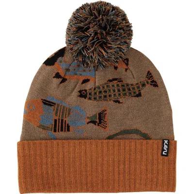 Kavu Herschel Pom Beanie In Multi