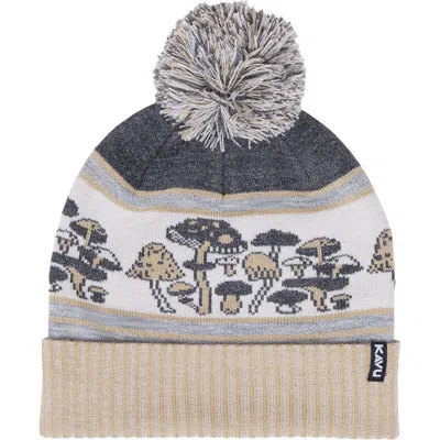 Kavu Herschel Pom Beanie In Ultimate Shroom