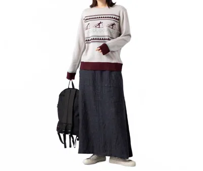 Kavu Hillrose Crewneck Sweater In Ski Slope In Neutral