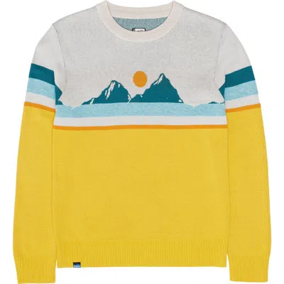 Kavu Hillrose Sweater In Yellow