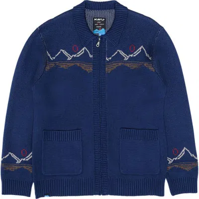 Kavu Jeffery Jacket In Blue