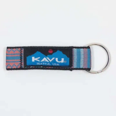 Kavu Key Chain Key Ring In Orange & Blue