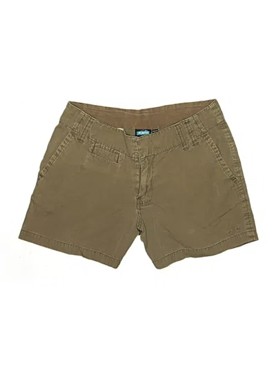 Pre-owned Kavu Khaki Shorts In Brown