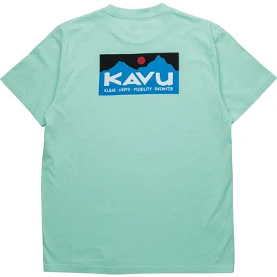 Kavu Klear Above Etch Art T-shirt In Blue