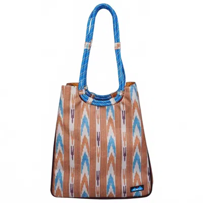 Kavu Market Bag In Tumbleweed Ikat In Multi