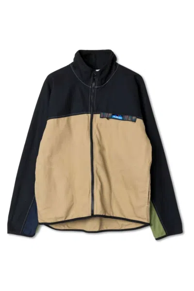 Kavu Men's Long Sleeve Fz Throwshirt In Nw Ugly In Black