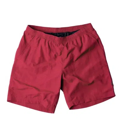 Kavu Men's River Short In Rhubarb In Red