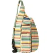 Kavu Mini Interwoven Rope Bag In Prism Stripe In Multi