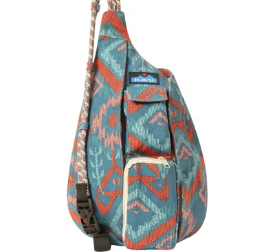 Kavu Mini Organic Rope Bag In Sierra Ikat In Multi