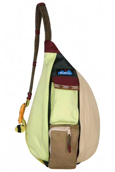 Kavu Mini Remix Rope Bag In Fresh Forest In Multi
