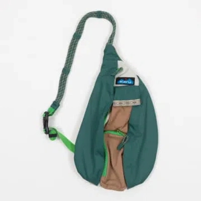 Kavu Mini Remix Rope Bag In Green