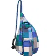 Kavu Mini Rope Bag In Bettys Quilt In Multi