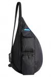 Kavu Mini Rope Sack Bag In Blackout In Black