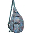 Kavu Mini Rope Sack Bag In Chevron Peak In Multi