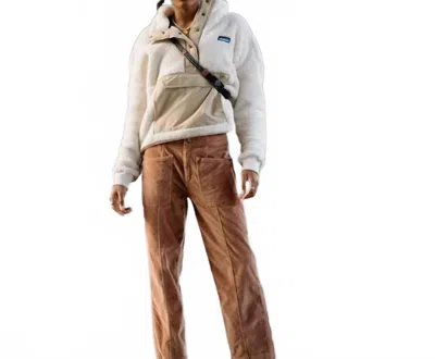 Kavu Moon Ridge Fleece Hoodie In Chalk In White