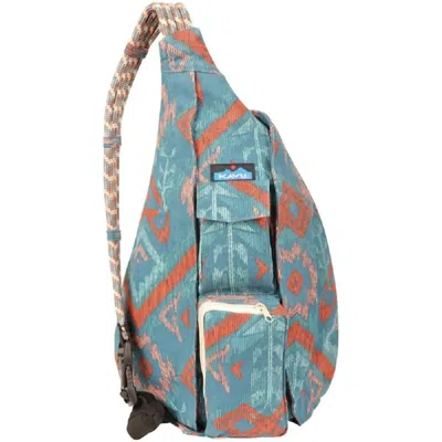 Kavu Organic Rope Bag In Sierra Ikat In Multi