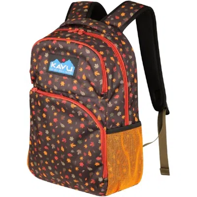 Kavu Packwood Backpack In Windy Leaf In Multi