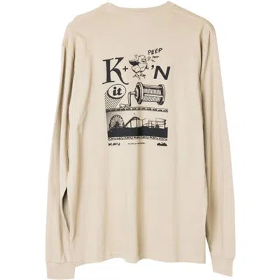 Kavu Puzzle Time Long-sleeve T-shirt In Neutral
