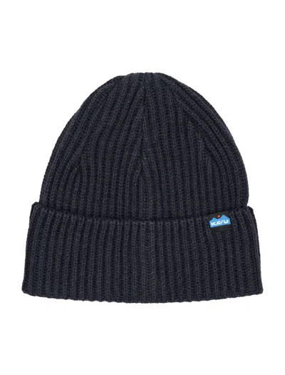 Kavu Ribbed Knit Beanie In Blu