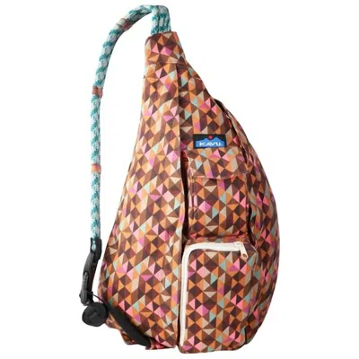 Kavu Rope Bag In Jumble Dash In Multi