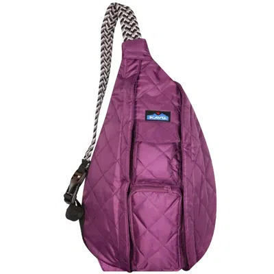 Kavu Rope Puff Bag In Sunset Purple In Multi