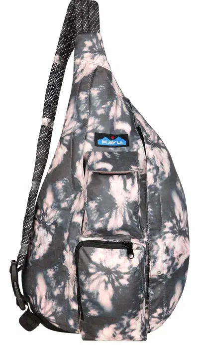 Kavu Rope Sack Sling Bag In High Rise Tie Dye In Multi