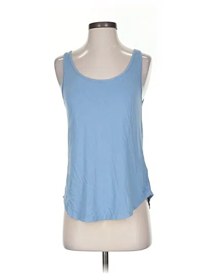 Pre-owned Kavu Tank Top Blue Strapless Neckline Tops