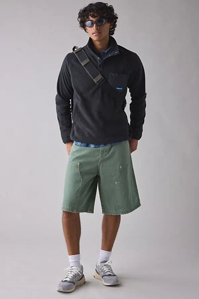 Kavu Teannaway Mock Neck Sweatshirt In Black, Men's At Urban Outfitters