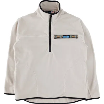 Kavu Throwshirt Fleece Pullover In Neutral