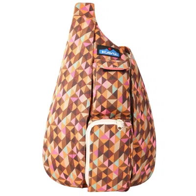 Kavu Unisex Mini Rope Bag In Jumble Dash In Multi