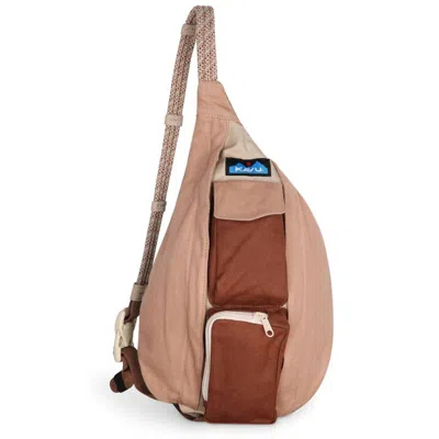 Kavu Unisex Mini Rope Bag In Smooth Basin In Red