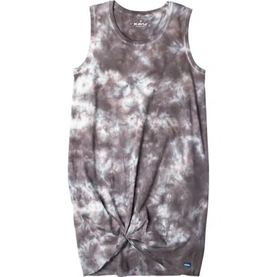 Kavu Women's Alma Dress In Lunar Tie Dye In Gray