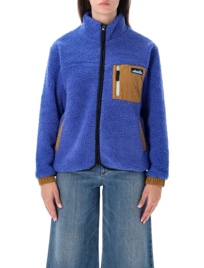 Kavu Women's Fleece Zip-up Jacket In Blue