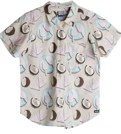 Kavu Women's Girl Party Shirt In Coconutty In Multi