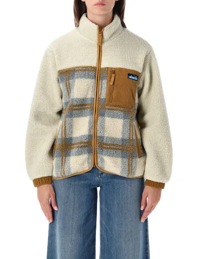 Kavu Women's Plaid Sherpa Fleece Jacket